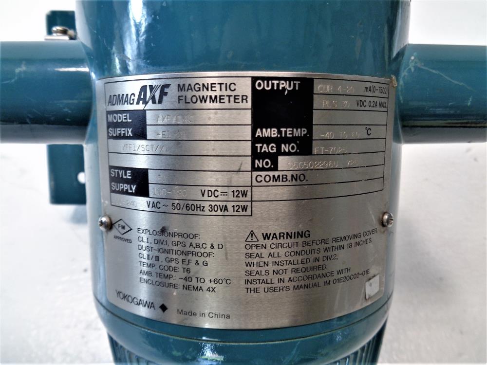 Yokogawa Admag AXF Magnetic Flowmeter AXFA14C